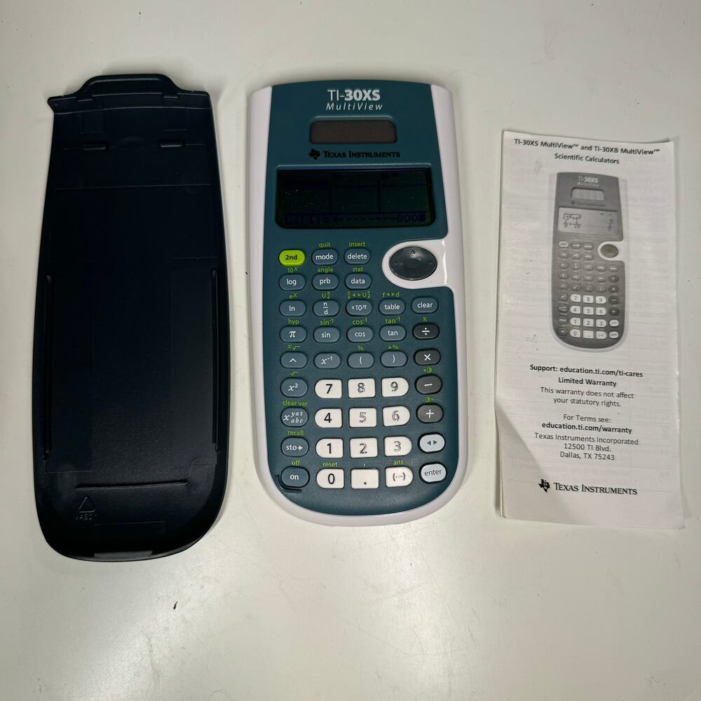 Texas Instruments TI-30XS MultiView Scientific Calculator TESTED WORKS